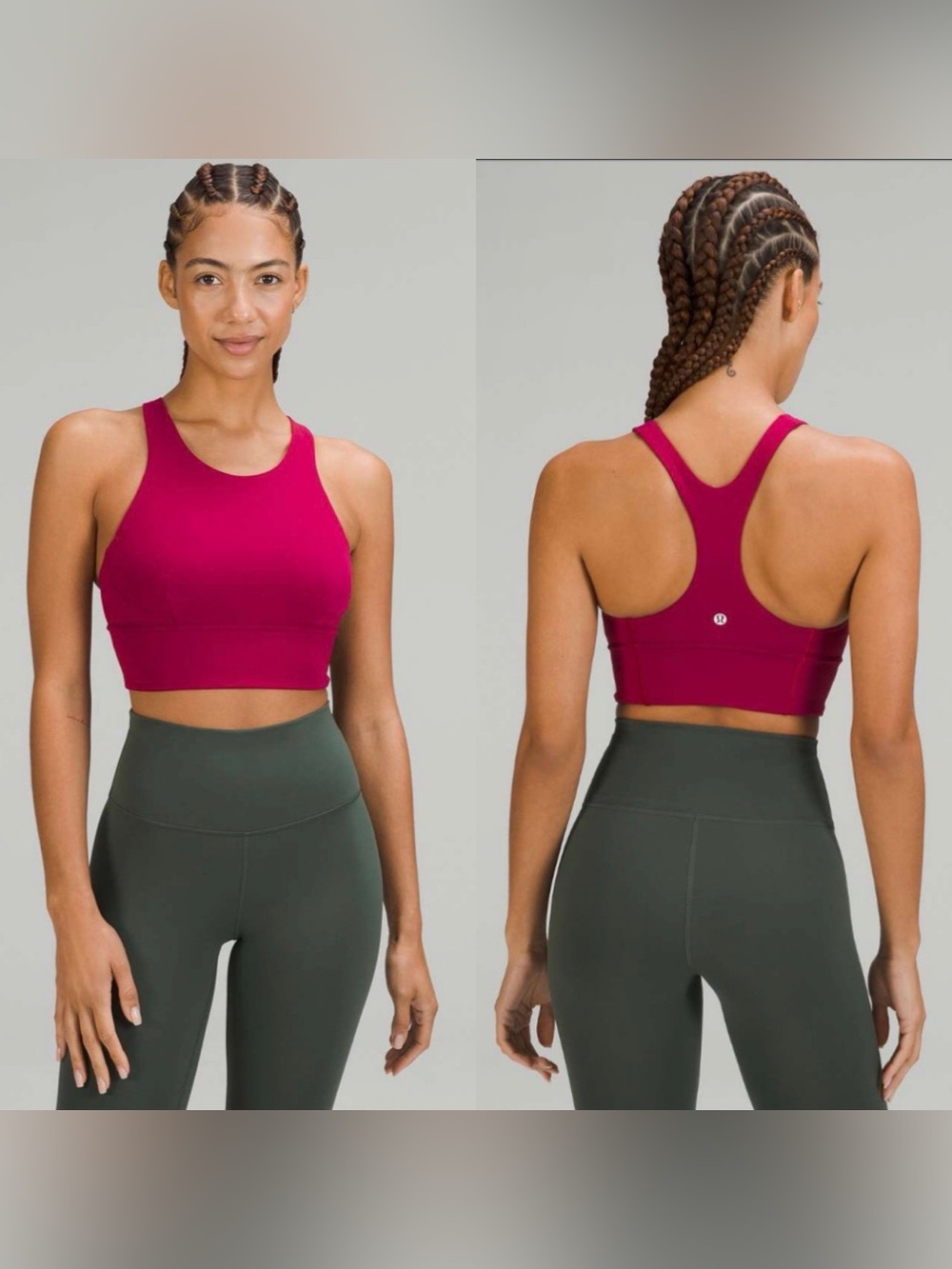 Lululemon Wunder Train Longline Bra *Medium Support in Pomegranate 6